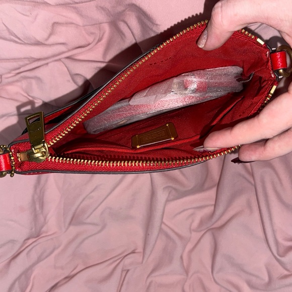 Coach Red Crossbody Bag with Disney Patches - Picture 2 of 3